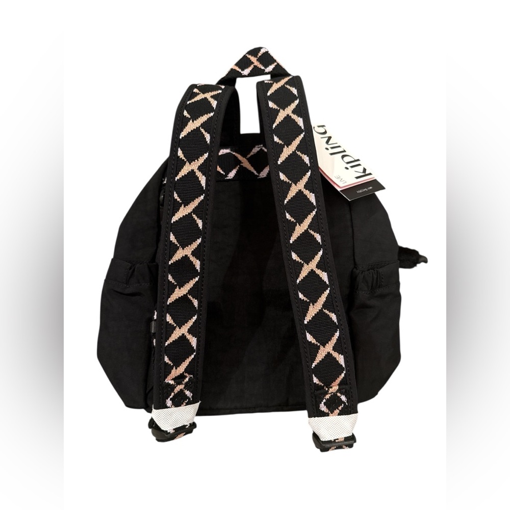 Kipling Black Backpack with Keychain - Picture 3 of 6